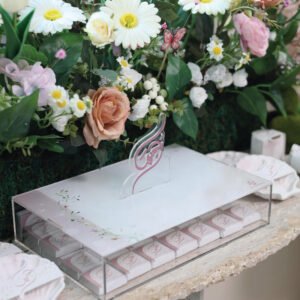 اكرليك صينية الضيافة بالثيم (20*30 سم)