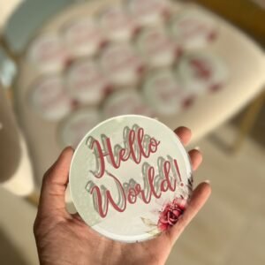 ⁦بطاقات الاكرليك مع عبارة من اختياركم⁩ - الصورة ⁦1⁩